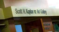 Scott H Kaplan Art Gallery Sign above entrance