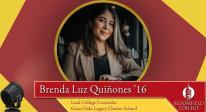 Brenda Luz Quiñones ’16, Alumna