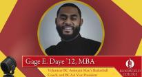 Gage E. Daye ’12, MBA, Alumnus