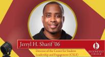 Jerryl H Sharif ’06, Alumnus and Staff