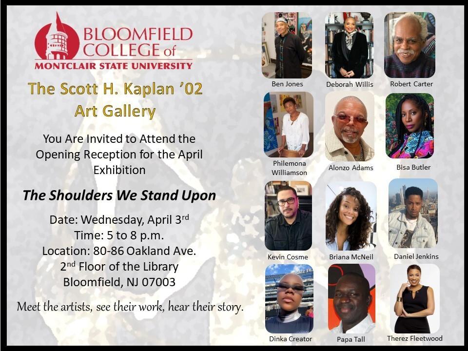 Event flyer of Kaplan Gallery for April 3rd 2024